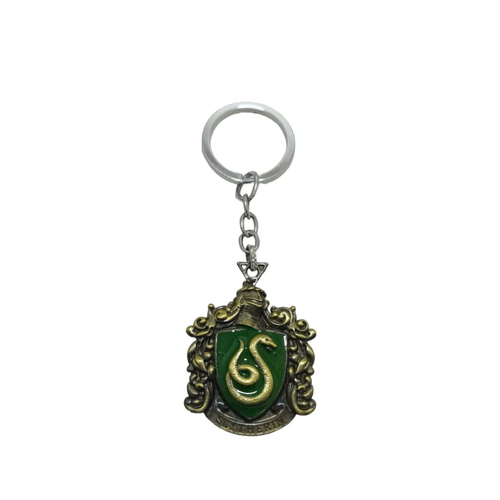 Slytherin House Metal Keychain – Custom Clans