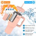 Rioware® 1200ML Stainless Steel Tumbler – Hot & Cold | Leak-Proof Travel Mug with Handle