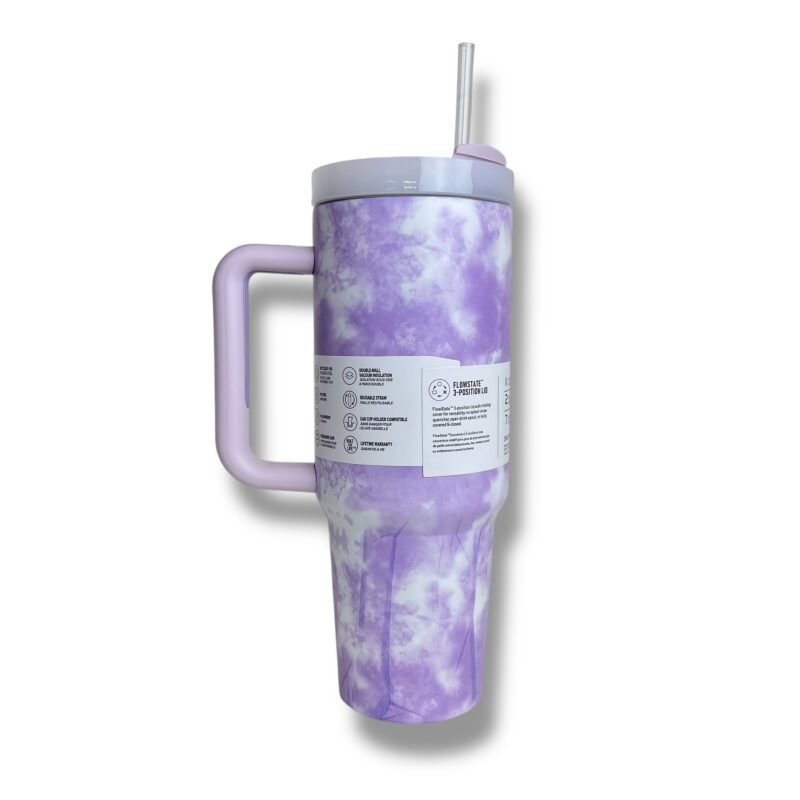 Stanley Quencher H2.0 Tumbler - 40oz (Purple Marble Edition)