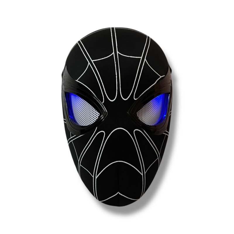 Black Spider-Man Mask – Life-Like Collectible Replica
