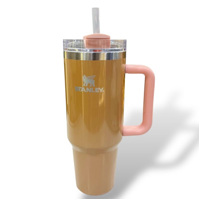 Stanley Quencher H2.0 Flowstate Tumbler – Honey Peach Edition