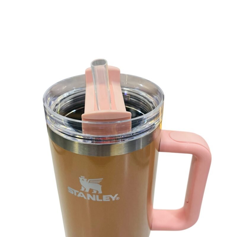 Stanley Quencher H2.0 Flowstate Tumbler – Honey Peach Edition