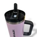 Stanley Quencher Tumbler – Matte Pink (With Handle & Lid)