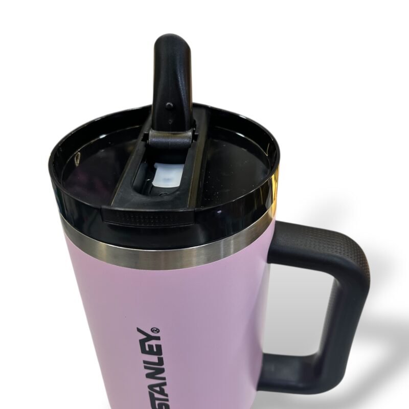 Stanley Quencher Tumbler – Matte Pink (With Handle & Lid)
